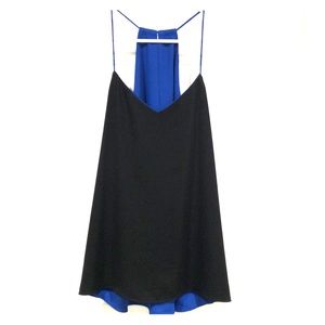 Reversible Tank-Black and Royal Blue
